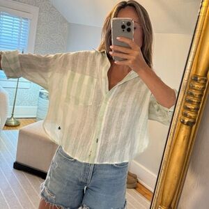 Felix Striped Button-Up Shirt